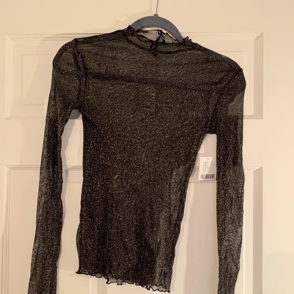 Urban Outfitters Sparkly Longsleeve Top